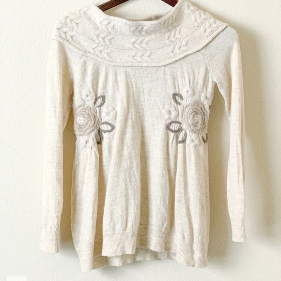 Anthropologie Moth Sweater Pullover Sz S - Picture 1 of 3